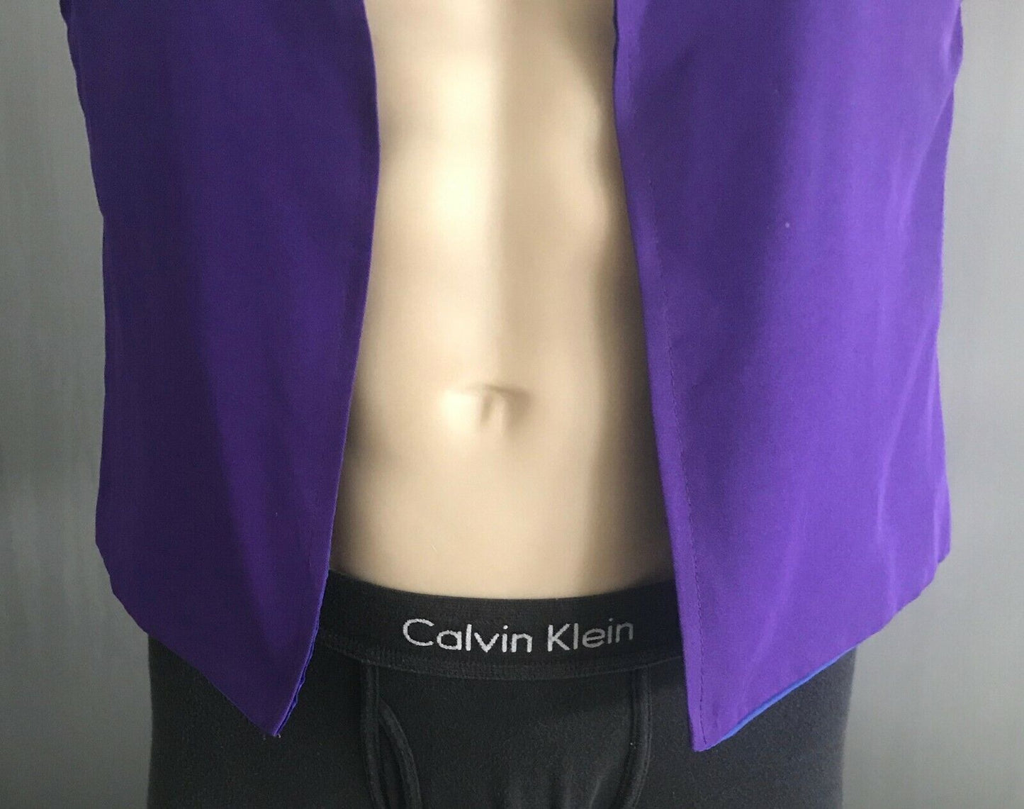 Unisex Waistcoat PURPLE VEST Sleeveless Costume To Fit Chest 102cm Handmade