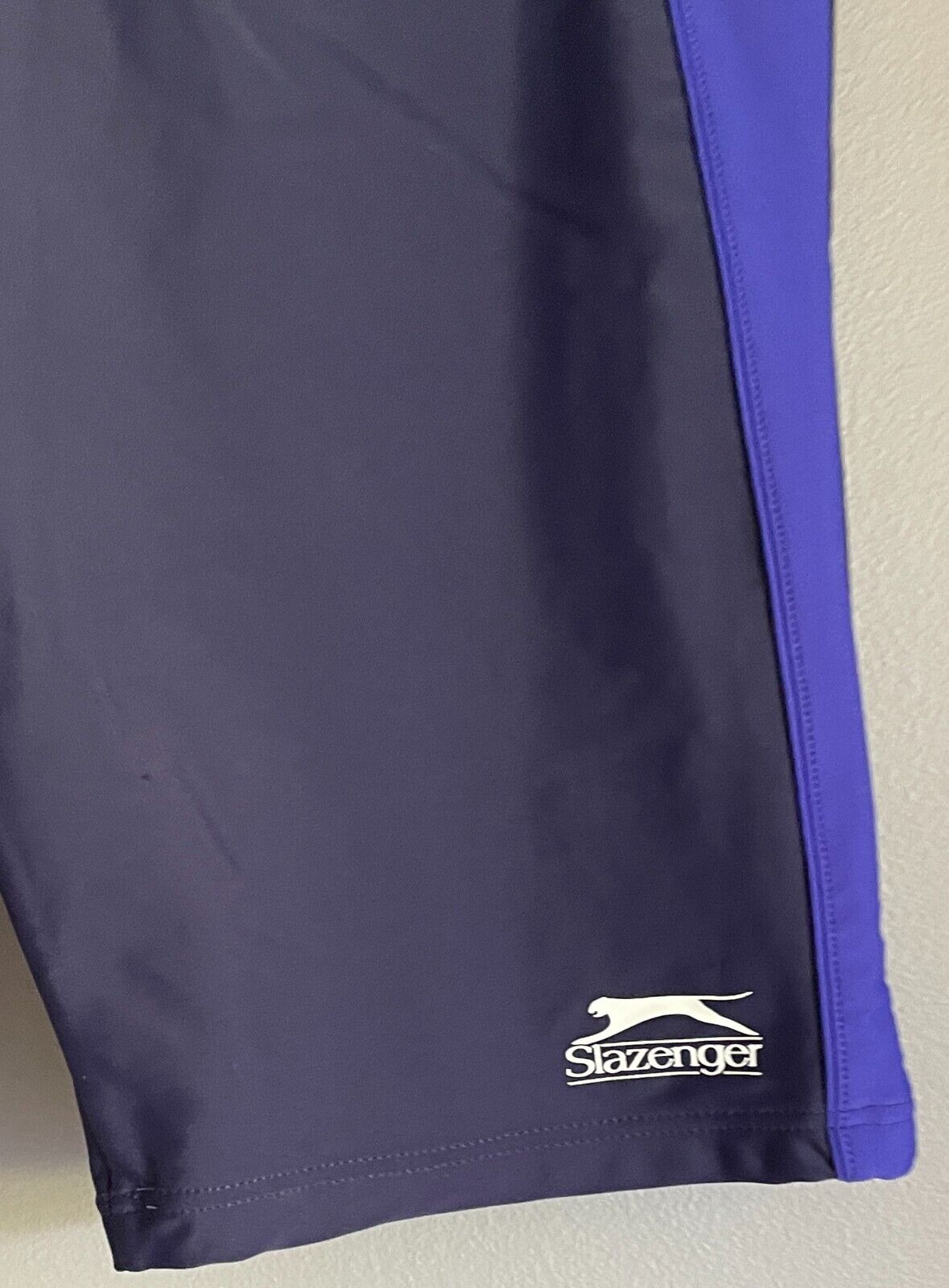 SLAZENGER Swimming Shorts Navy Purple Jammer Rebecca Adlington Size M NEW