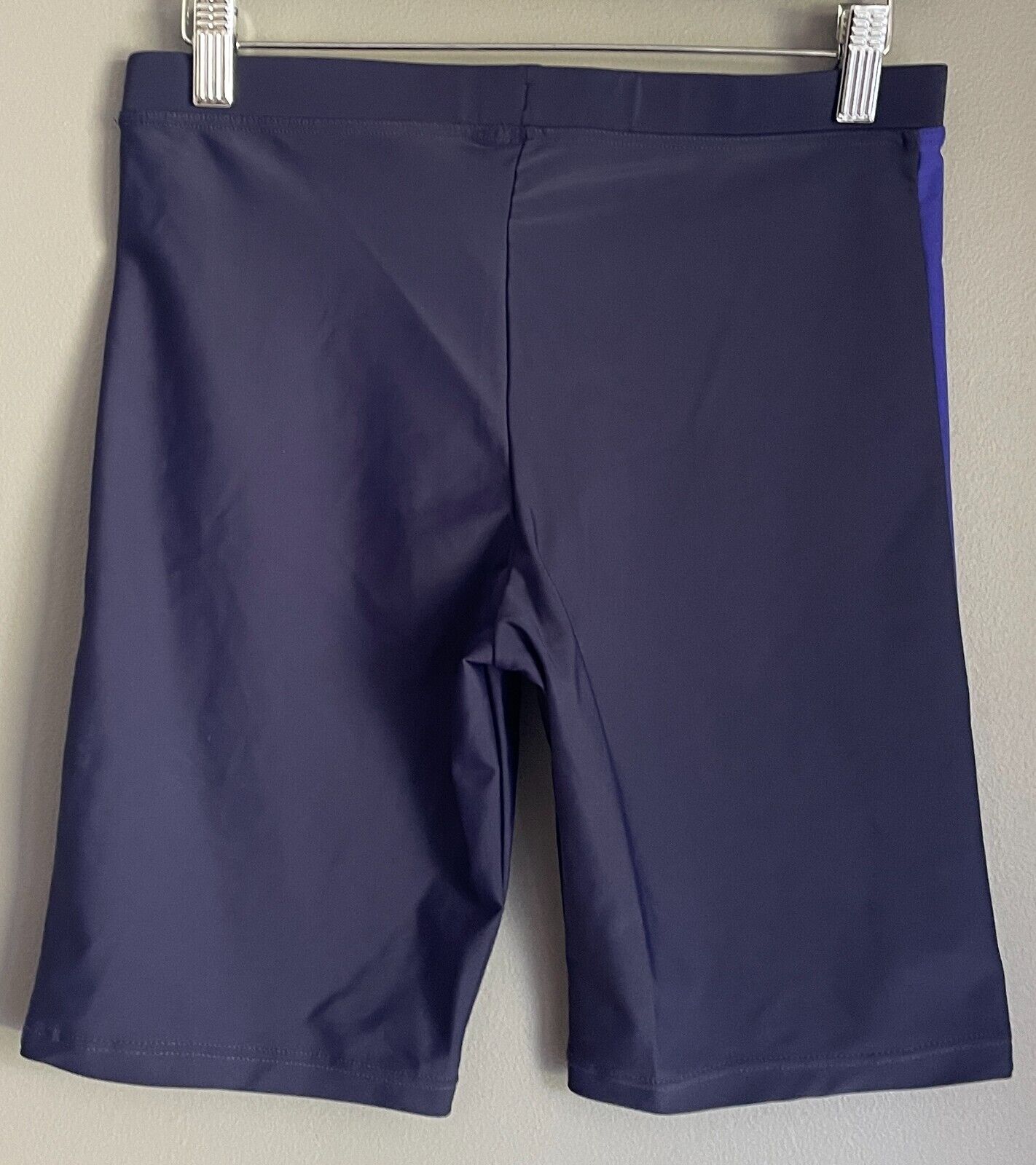 SLAZENGER Swimming Shorts Navy Purple Jammer Rebecca Adlington Size M NEW