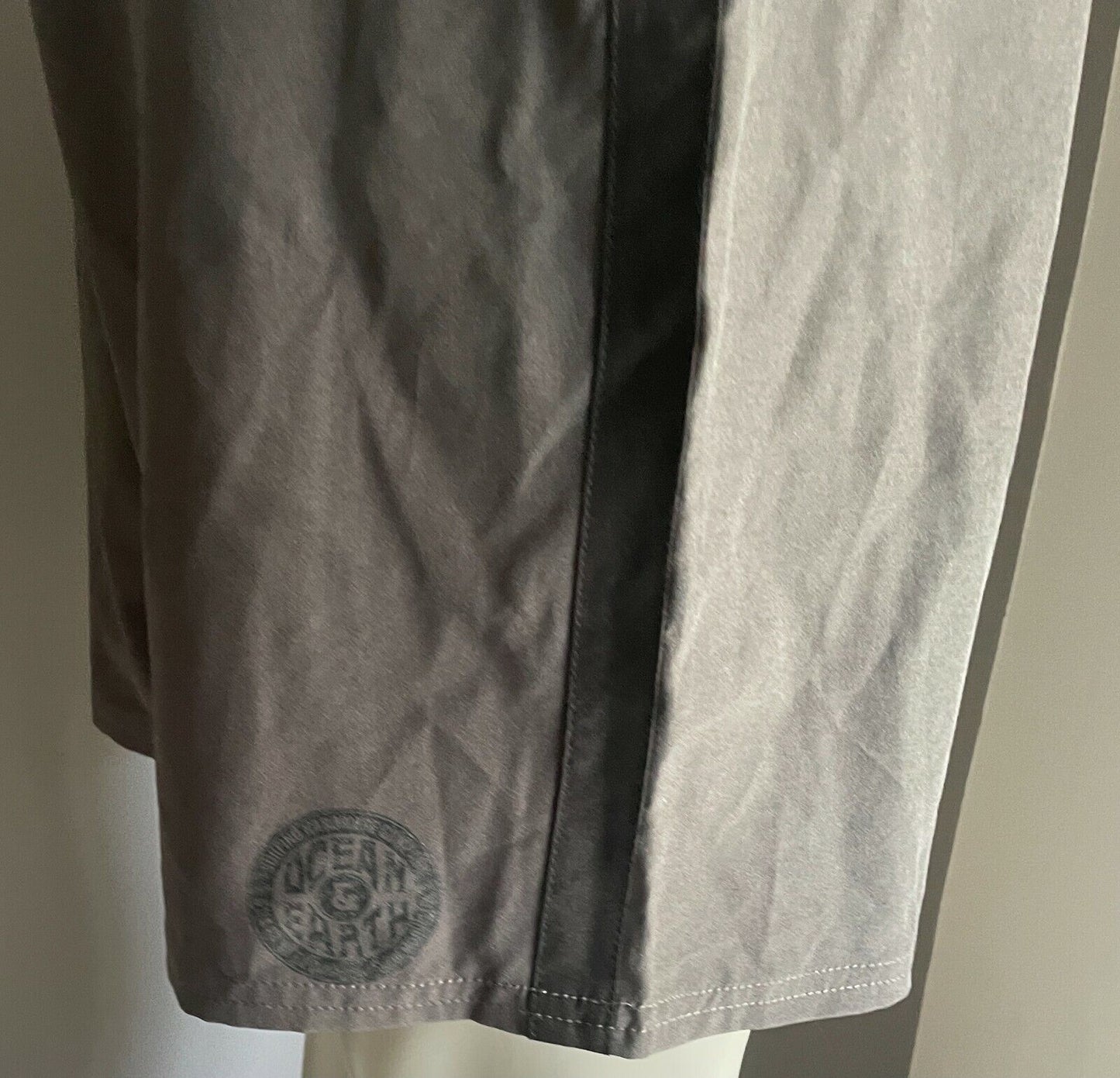 Mens BoardShorts OCEAN & EARTH WARP Grey Black Trim "Free Flex" Long Size 38 NEW