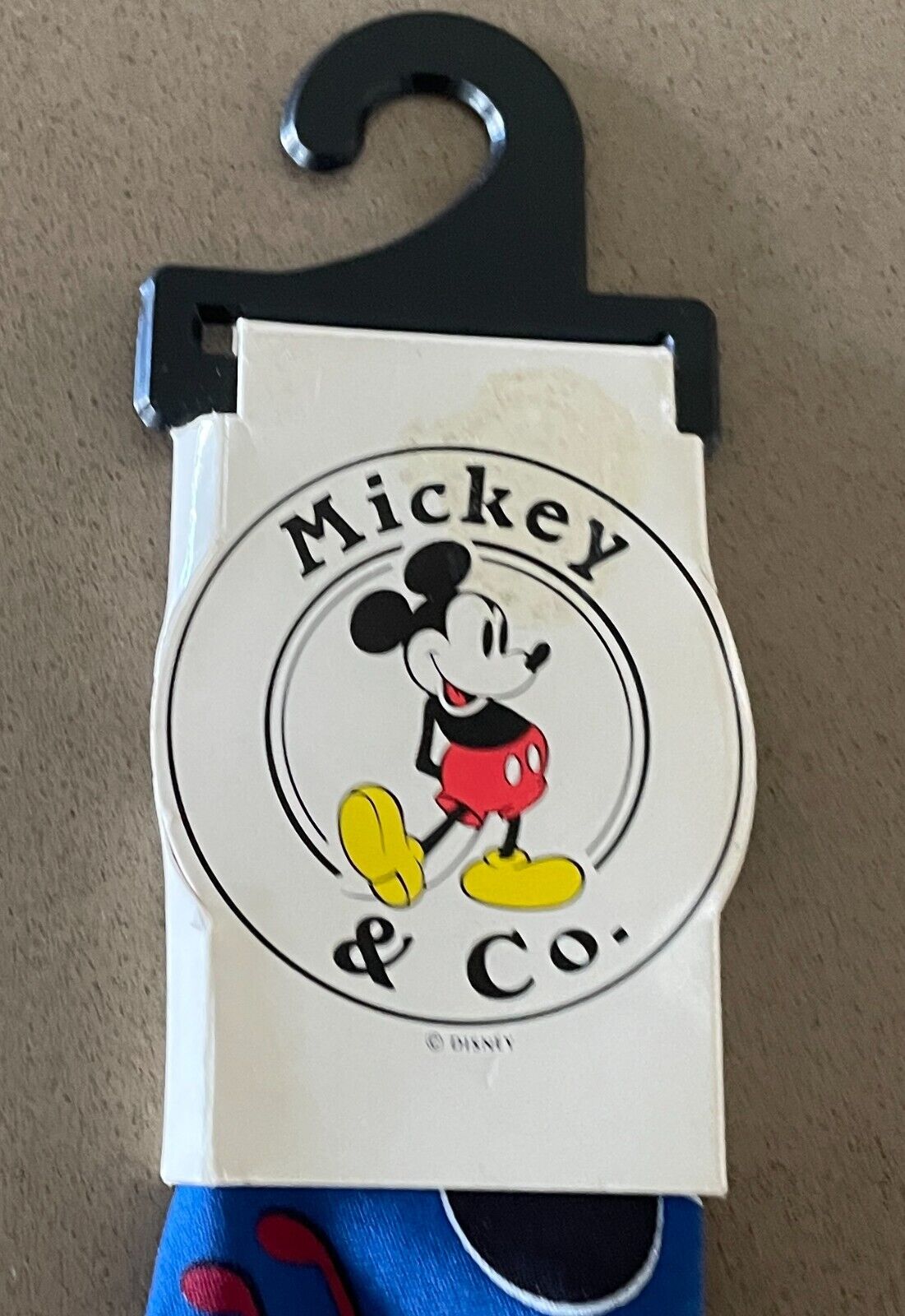 Mens Pocket Square Mickey Mouse & Minnie MICKEY & CO Mens Multicoloured Print