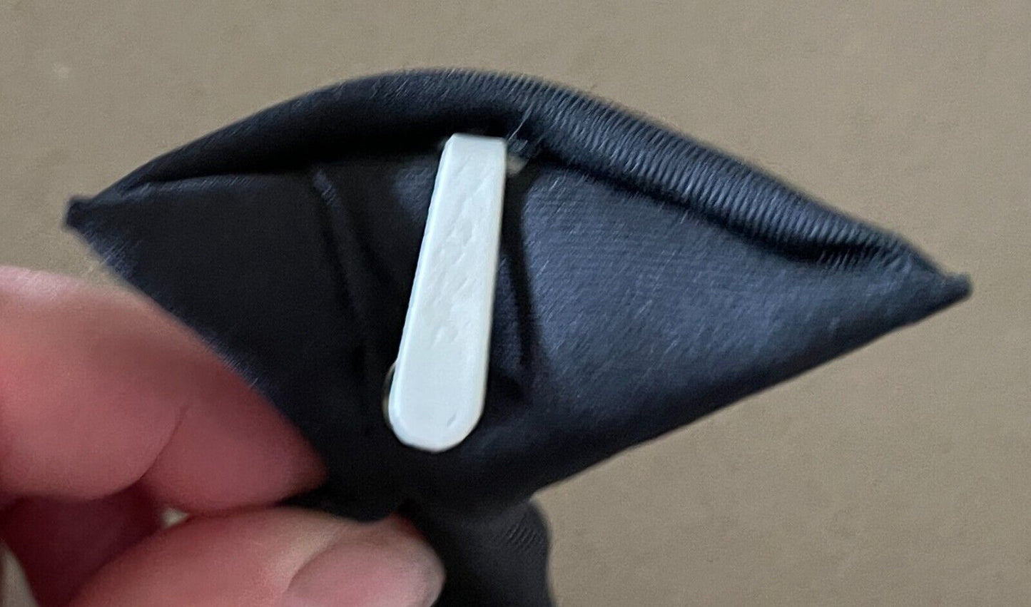 Mens Ties ENSIGN Clip On NeckTie Snapper Fastening Black Pre-Tied Wedding Formal
