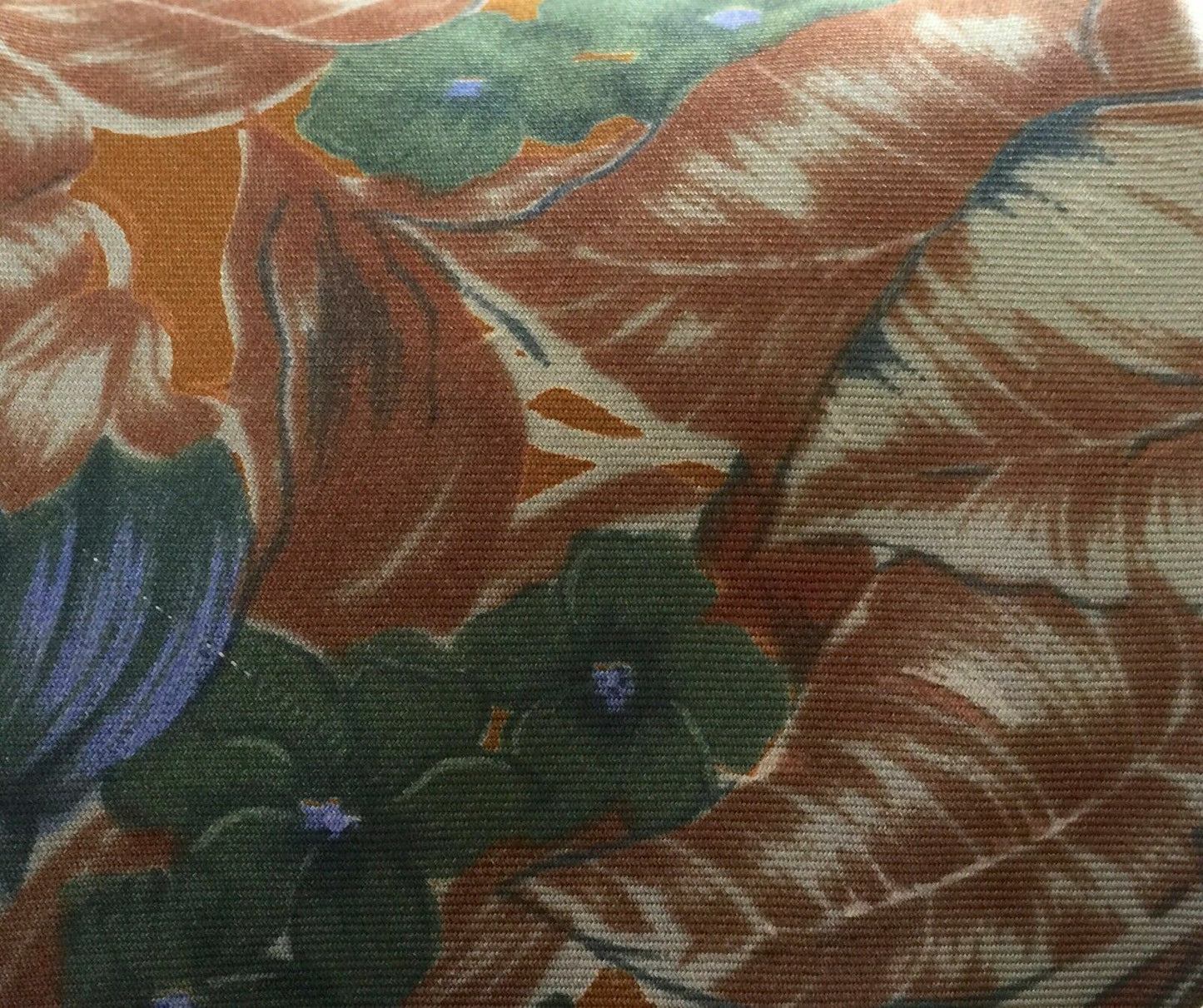 Vintage Mens Silk Tie HARDY AMIES Floral Print Standard Width NeckTie ITALY