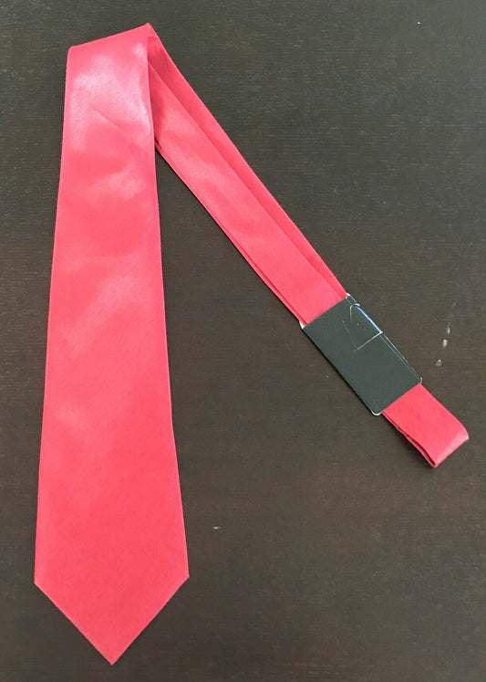 Mens Neck Tie Thai Silk Red Hand Woven Necktie Red Theme Party Costume