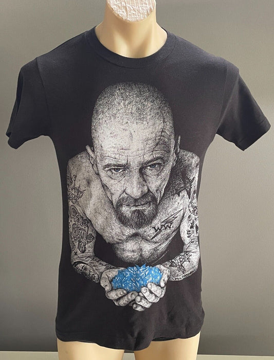 BLACK MARKET ART Breaking Bad Heisenberg Walter White Graphic T-Shirt Black S