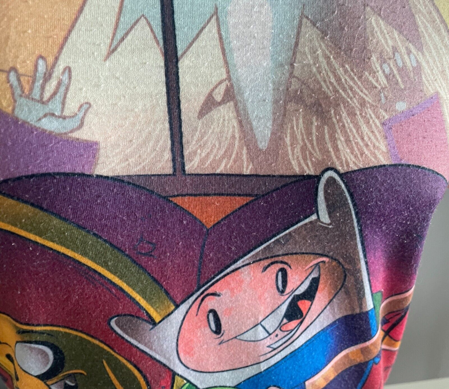 Unisex T-Shirt JAY JAYS Cartoon Network Adventure Time Print Size S Chest 104cm