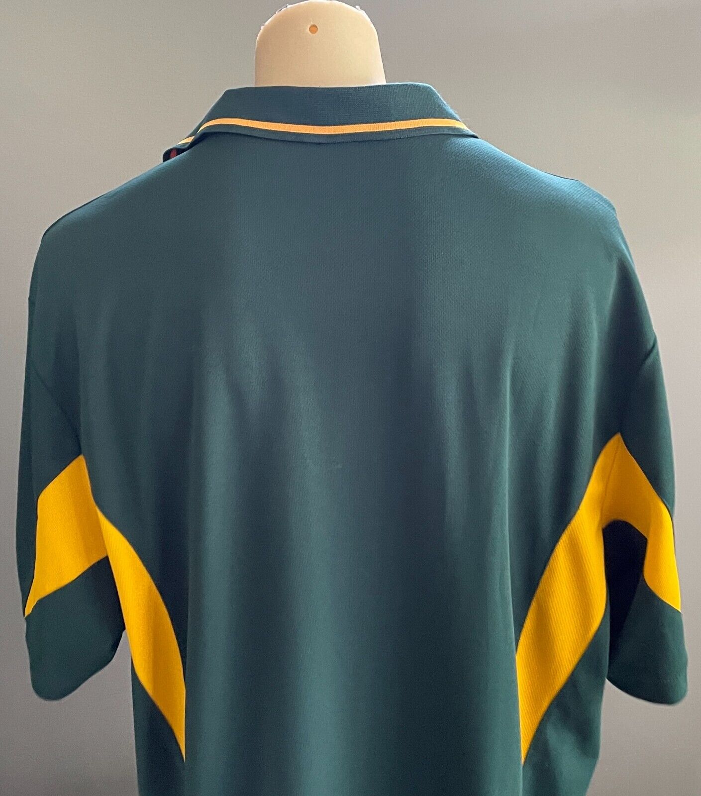 DOIDA Polo Shirt KING ASH BAY N T Golf Club Green & Gold Short Sleeve Mens 5XL