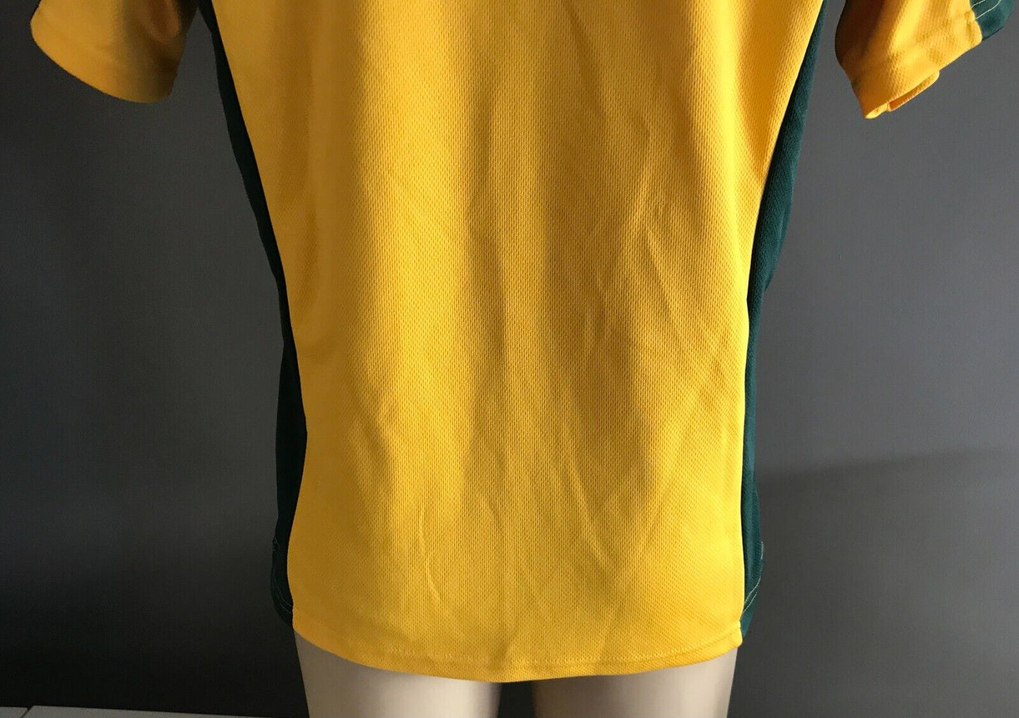 KOOGA Polo Shirt Authentic 2011 WALLABIES Tooheys New Green Gold Sh/Sleeve Men S
