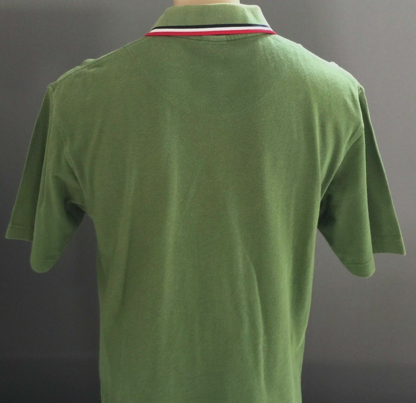 Fan Polo Shirt LIVERPOOL FC Green Football Sh/Sleeve Mens M Collar Soccer Logo
