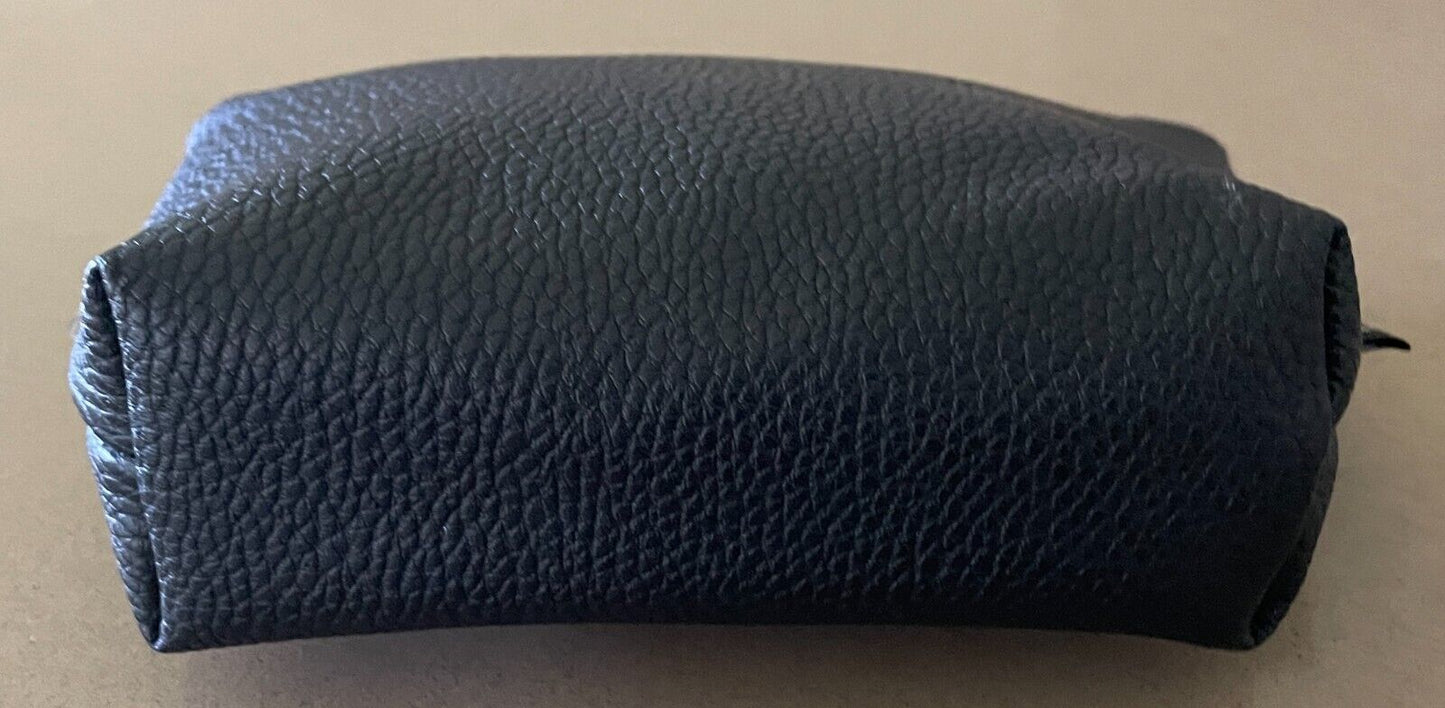 Makeup Bag MODELS PREFER Black Pebble PVC Zip Top Small Size 16cmW x 11.5cmH NEW