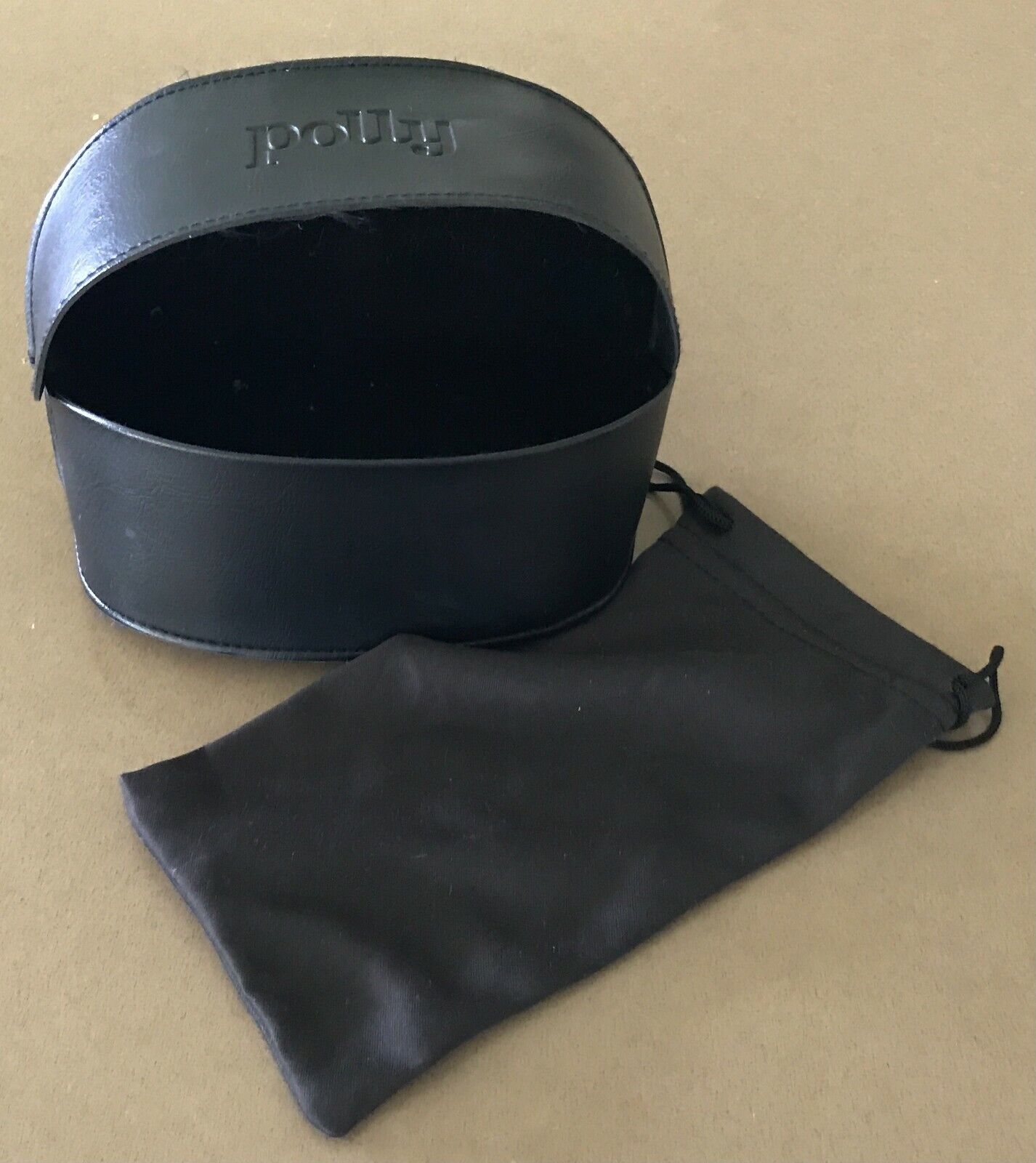 POLLY Black SunGlasses Case Cover Soft Pouch EMPTY CASE ONLY - NO Glasses
