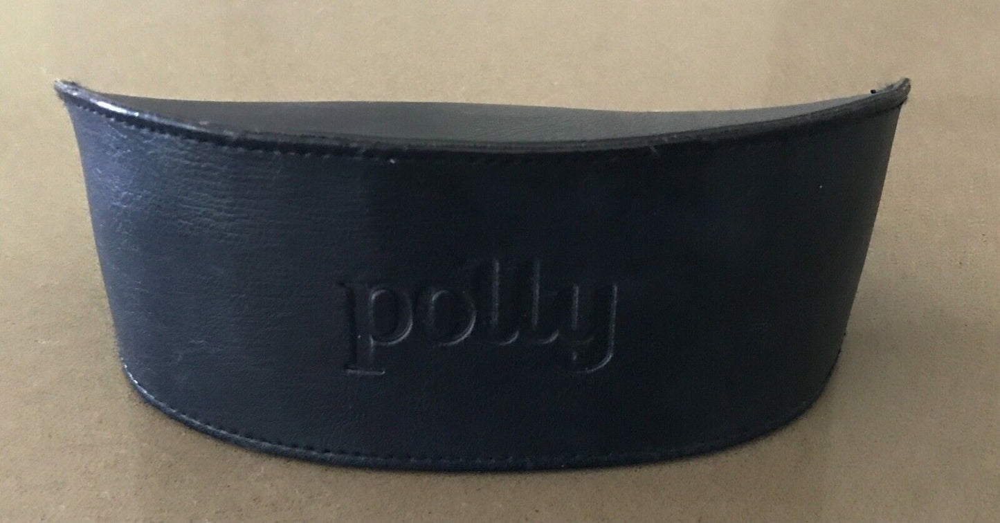POLLY Black SunGlasses Case Cover Soft Pouch EMPTY CASE ONLY - NO Glasses