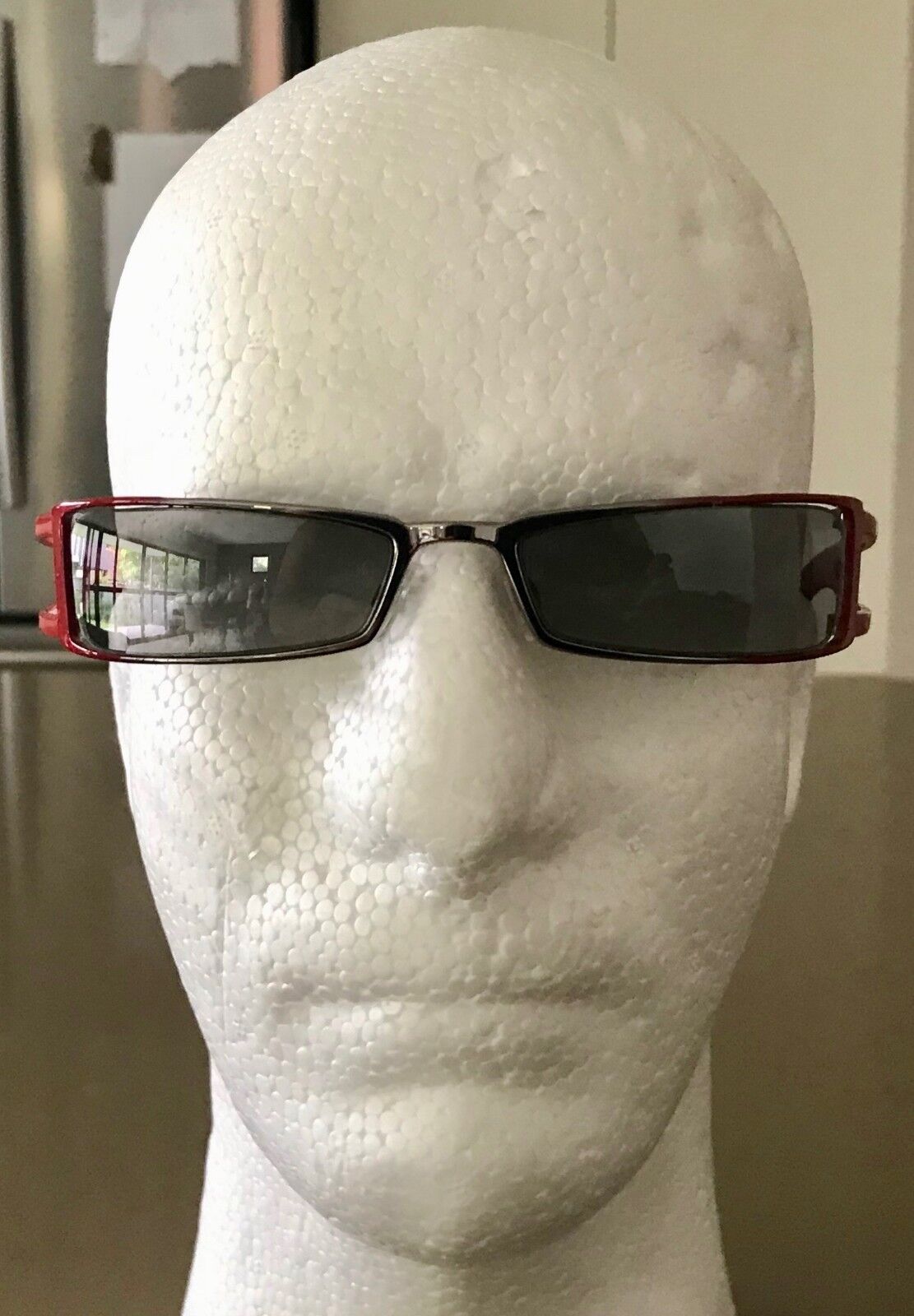 EXALT CYCLE SunGlasses Branded Case Red Grey Frame Made in Italy NEW w Glasses