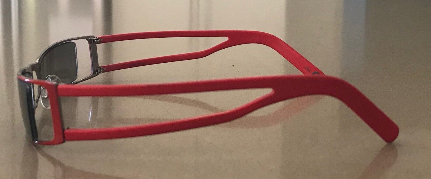 EXALT CYCLE SunGlasses Branded Case Red Grey Frame Made in Italy NEW w Glasses