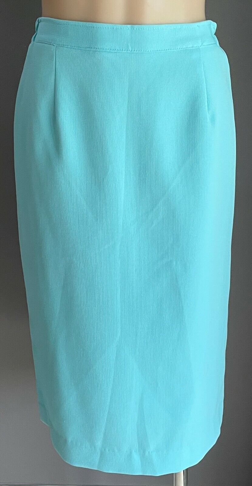 PROMENADE CLOTHING 2 Piece Jacket & Skirt Light Blue Set Size 16 1980's Vintage