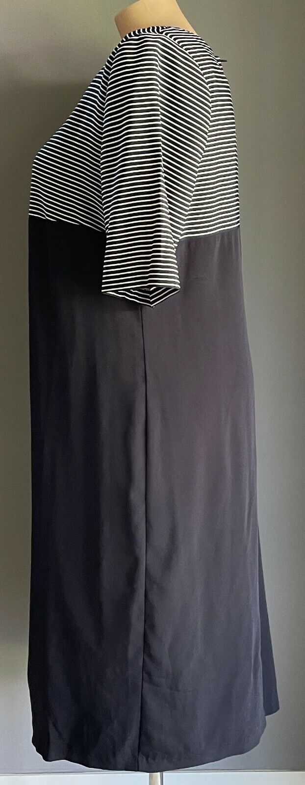 CHANTELLE BY ARC Dress Jacket Suit Navy & White 2 Piece Shift Set Size 20 1980s