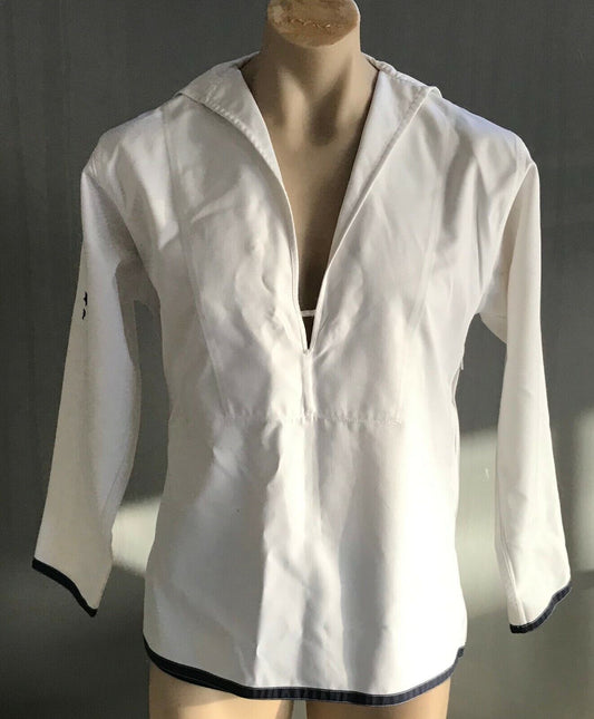 Mens Royal Australia Navy SAILOR White Top Size 101R Nautical Marine 1984 AGCF