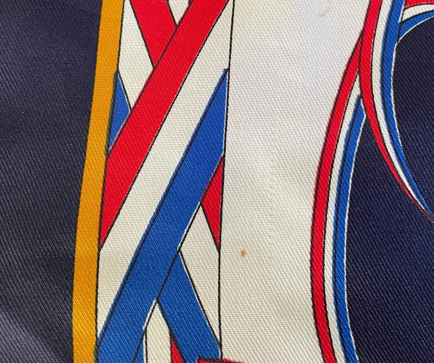 Neck Scarf Vintage PATRICIA PARIS Blue White Red French Flag Souvenir Wrap