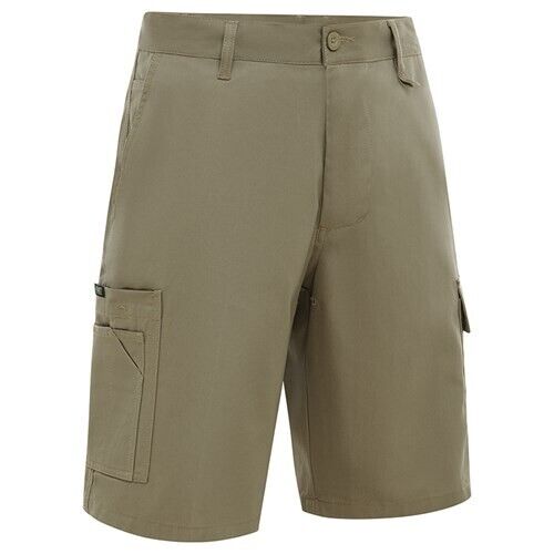 Mens WORKIT Lightweight Cotton Drill Cargo Shorts Khaki Size 77R New in Pack