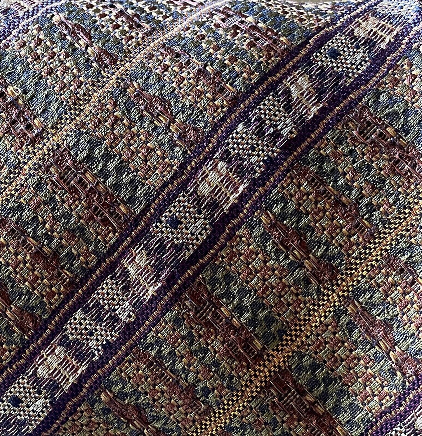 Mens COUNTRY ROAD Silk Neck Tie Multicoloured Stripe Print Vintage