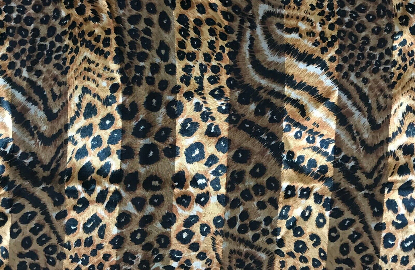 Neck Scarf Semi Sheer Browns Gold Black Animal Print Leopard Spot & Stripes NEW