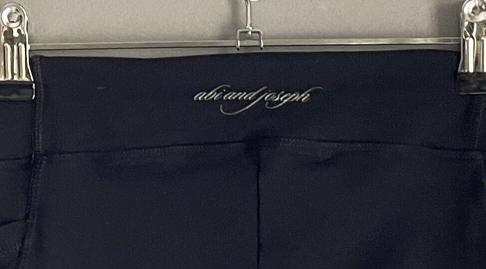 ABI AND JOSEPH Leggings Black Full Length  Activewear Pants Gym Size XS Running