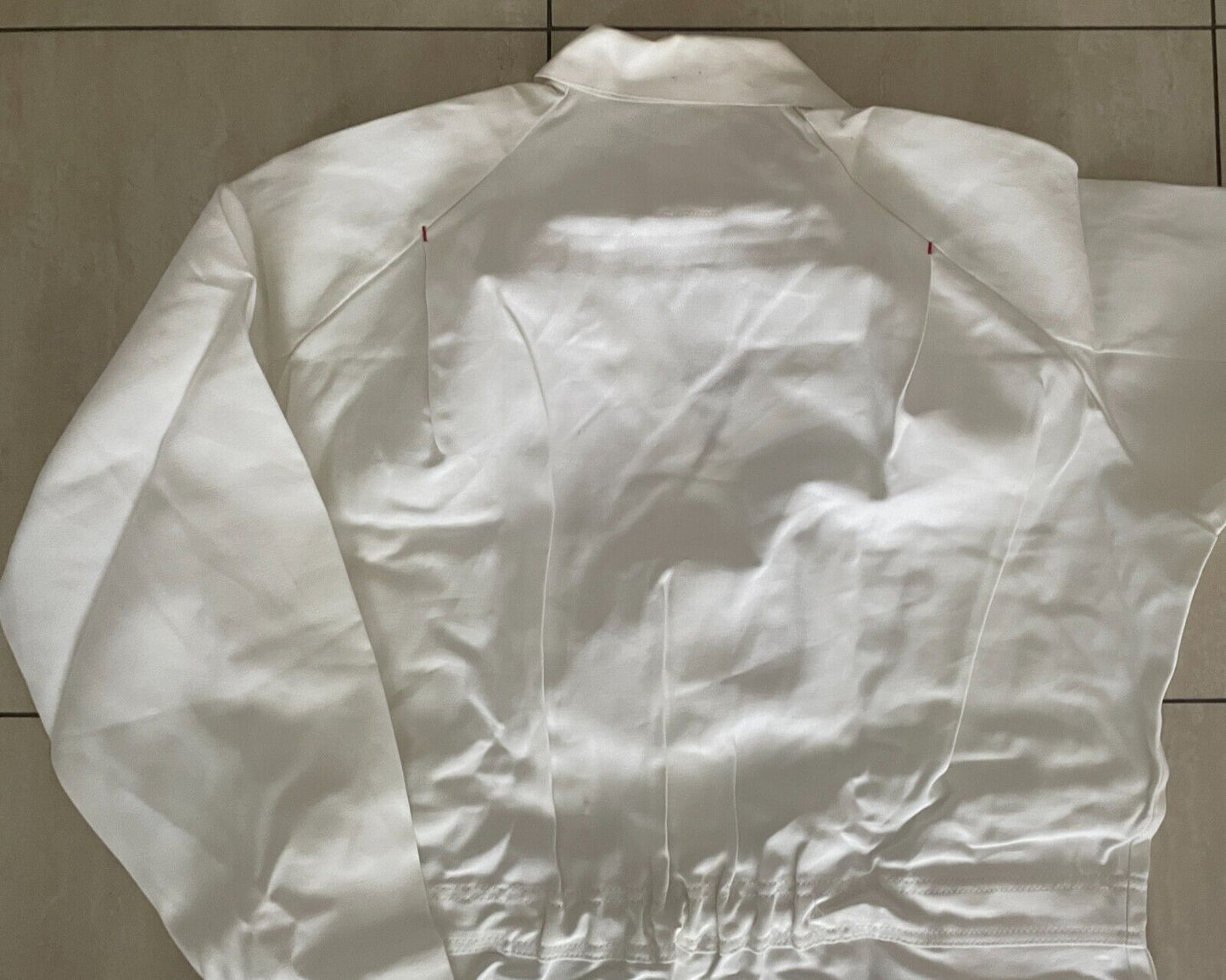 Vintage CANT-TEAR-EM OVERALLS White Heavy Duty Cotton Drill Size 9 107R Waist
