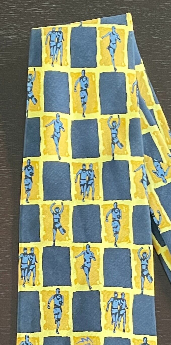 FOSTERS DAVENPORT Silk Tie Sydney 2000 Olympics Track & Field Supporter Beer