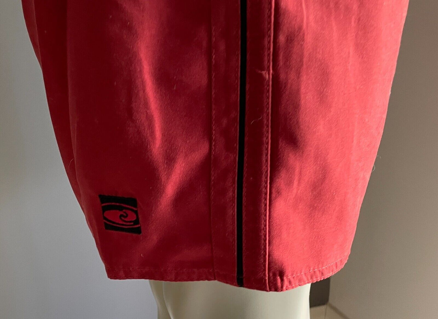HAWAIIAN PERFORMANCE SURF WEAR Board Shorts Elastic Waist Rust Red Swim Sz L