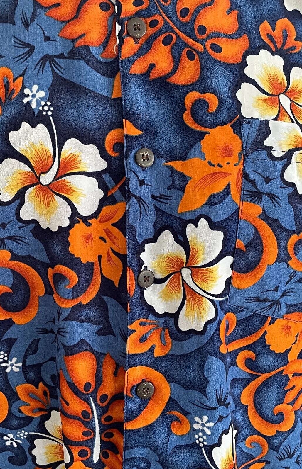 BEACH CLUB CLOTHING Hawaiian Shirt Tropical Floral Size XL Short Sleeve Surf