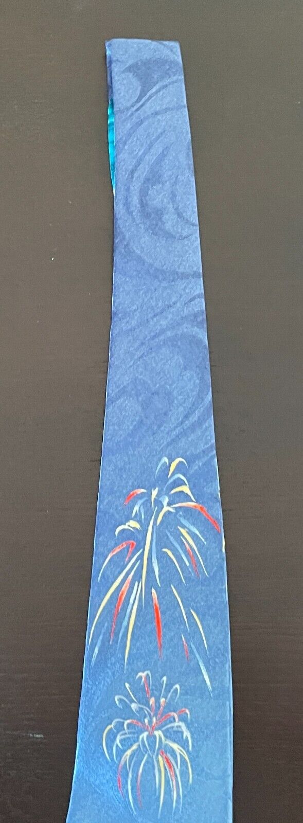 TROPICAL HAWAII Waikiki Tie Landscape Colourful Souvenir Hawaiian NeckTie Handma
