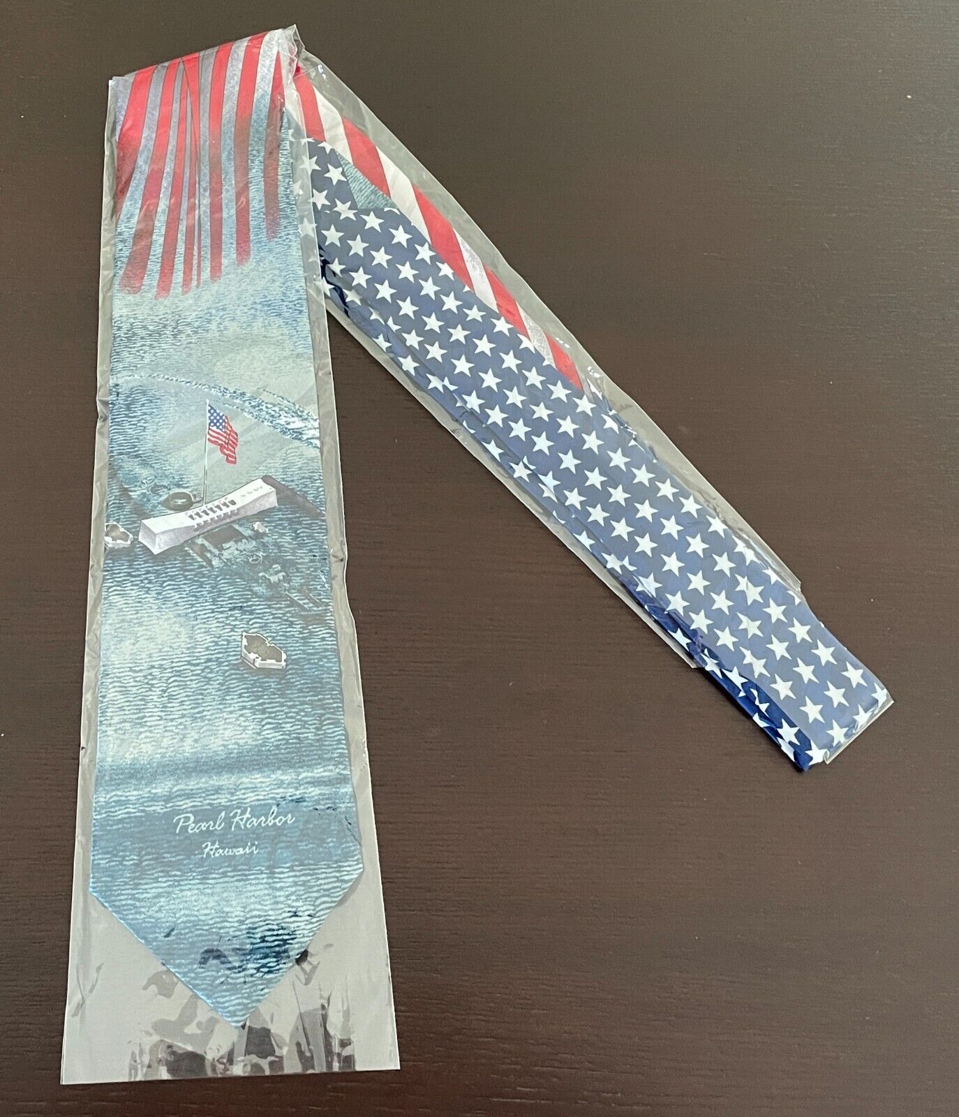 PEARL HARBOUR Tie Hawaii MulticolouredSouvenir Hand Made NeckTie Patriotic NEW