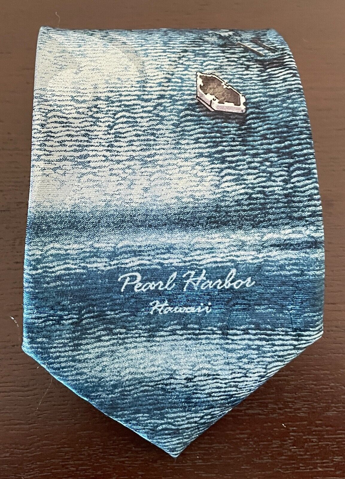 PEARL HARBOUR Tie Hawaii MulticolouredSouvenir Hand Made NeckTie Patriotic NEW