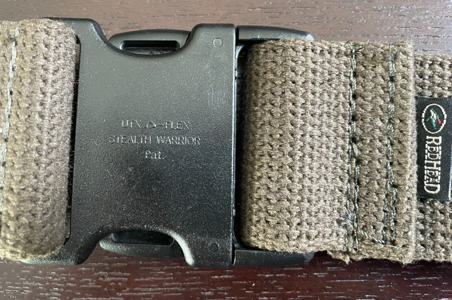 REDHEAD Khaki Adjustable Webbing Luggage Strap Side Release Buckle 5cm Wide