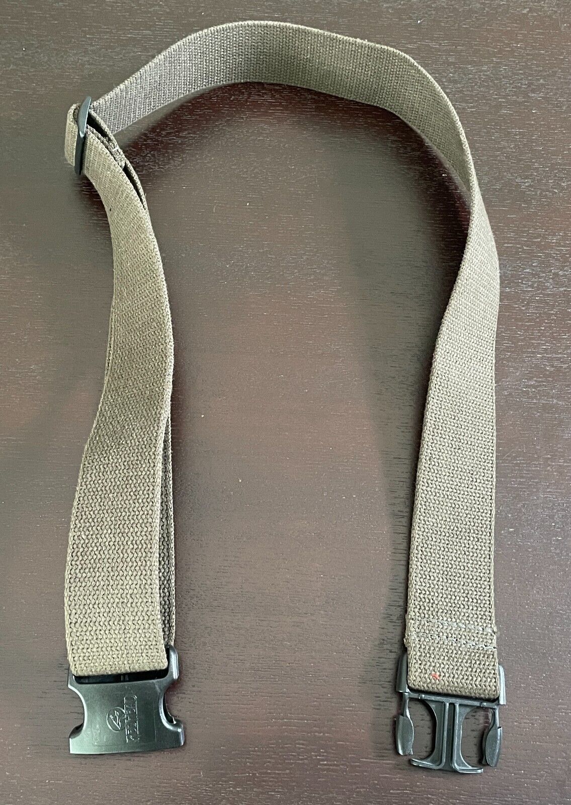 REDHEAD Khaki Adjustable Webbing Luggage Strap Side Release Buckle 5cm Wide