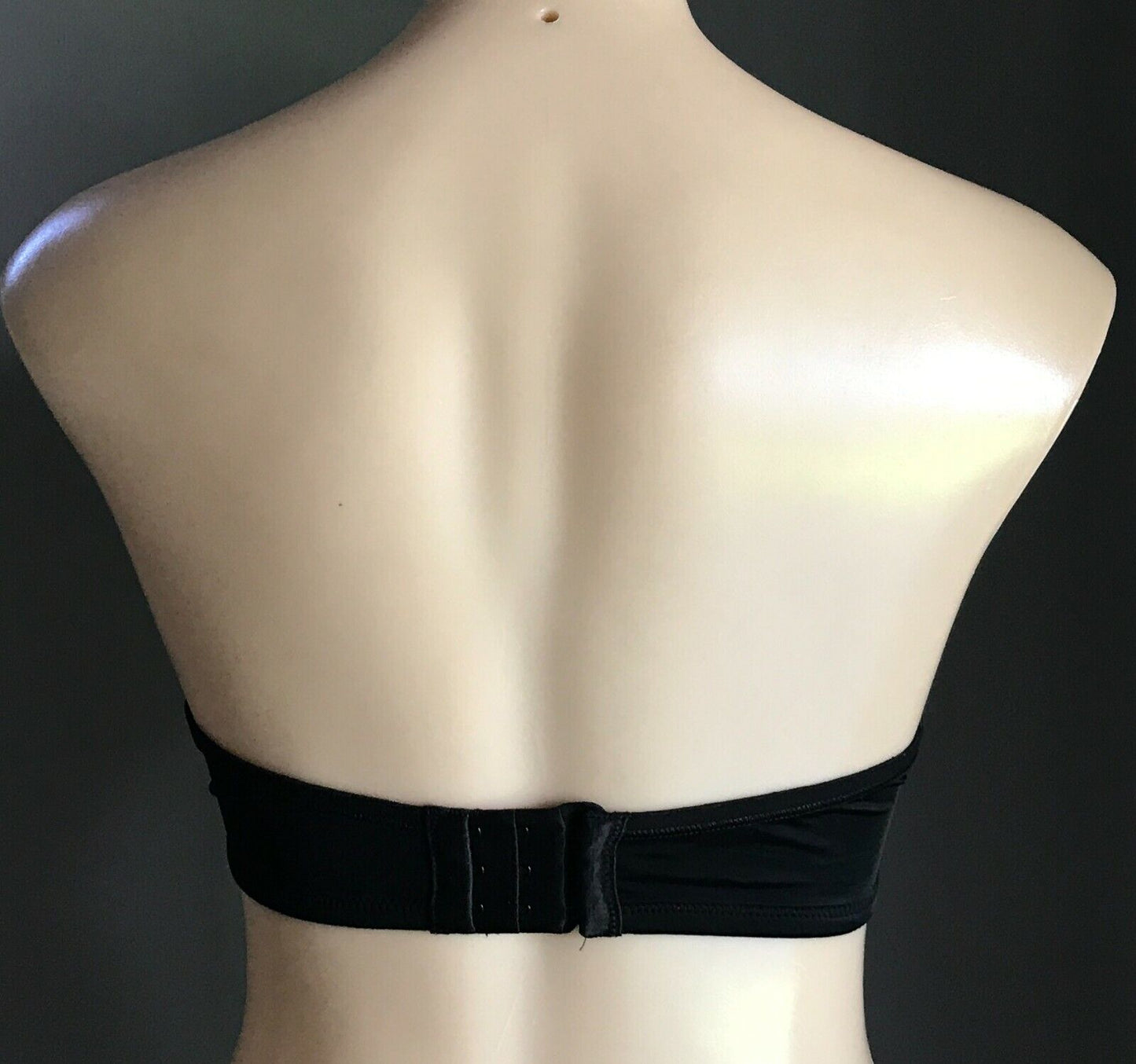 TARGET Bra 14B Underwire Push Up Bra Black Strapless Smooth Size 14 B