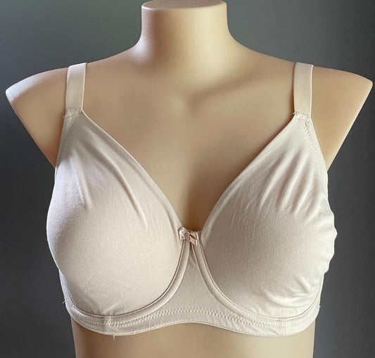 TARGET Bra 14E Underwire Beige Minimiser Lingerie Underwear Size 14 E