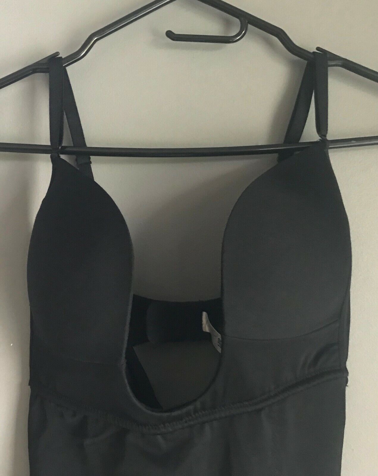 ShapeWear TARGET U BRA Slip Dress 12D Black Seamless Body Shaper Size 12 D