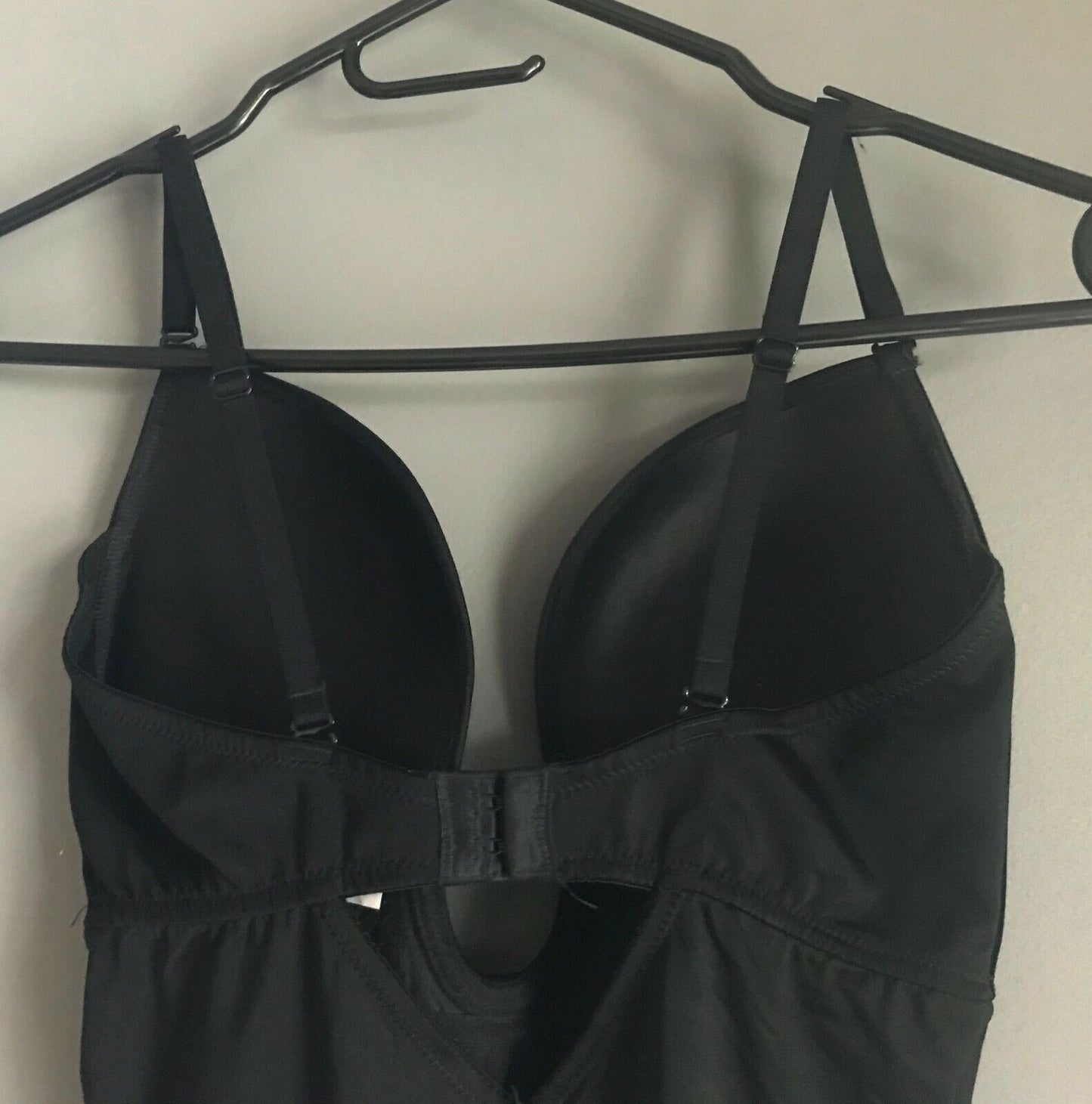 ShapeWear TARGET U BRA Slip Dress 12D Black Seamless Body Shaper Size 12 D