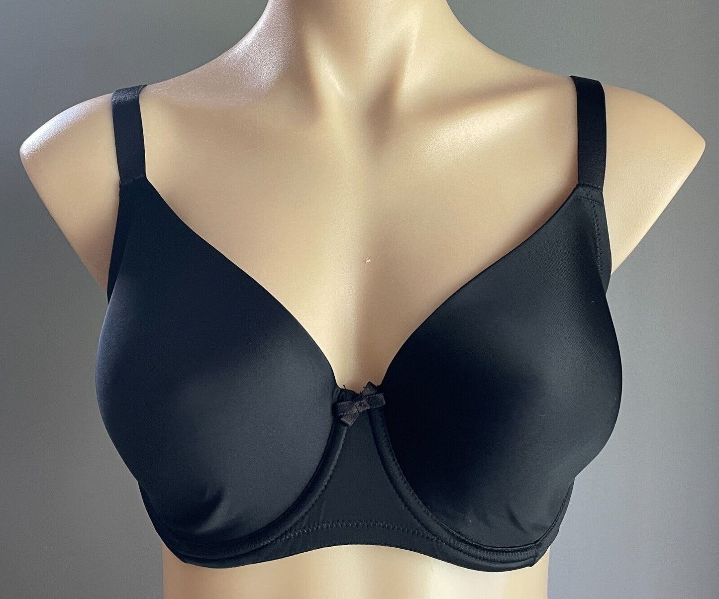 TARGET Bra 12E Black Contour Brushed T-Shirt Fabric Underwire Bra New 12 E