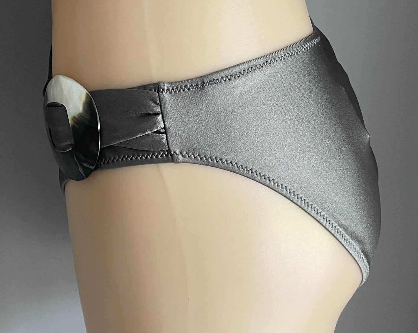 TARGET Bikini Bottoms Silver Grey Shell Trim Swim Pants ONLY Size 14 Bathers NEW