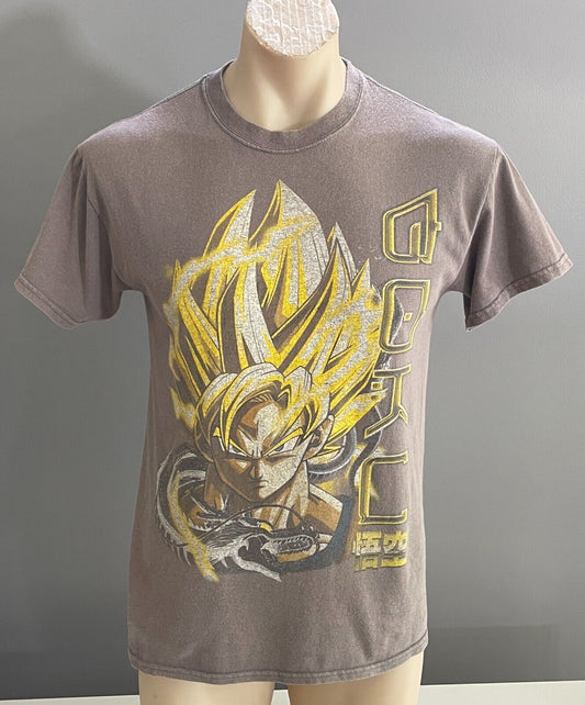 GOAT CREW T Shirt Goku Super Saiyan Dragon Ball Tee Sz S 100cm Graphic Manga