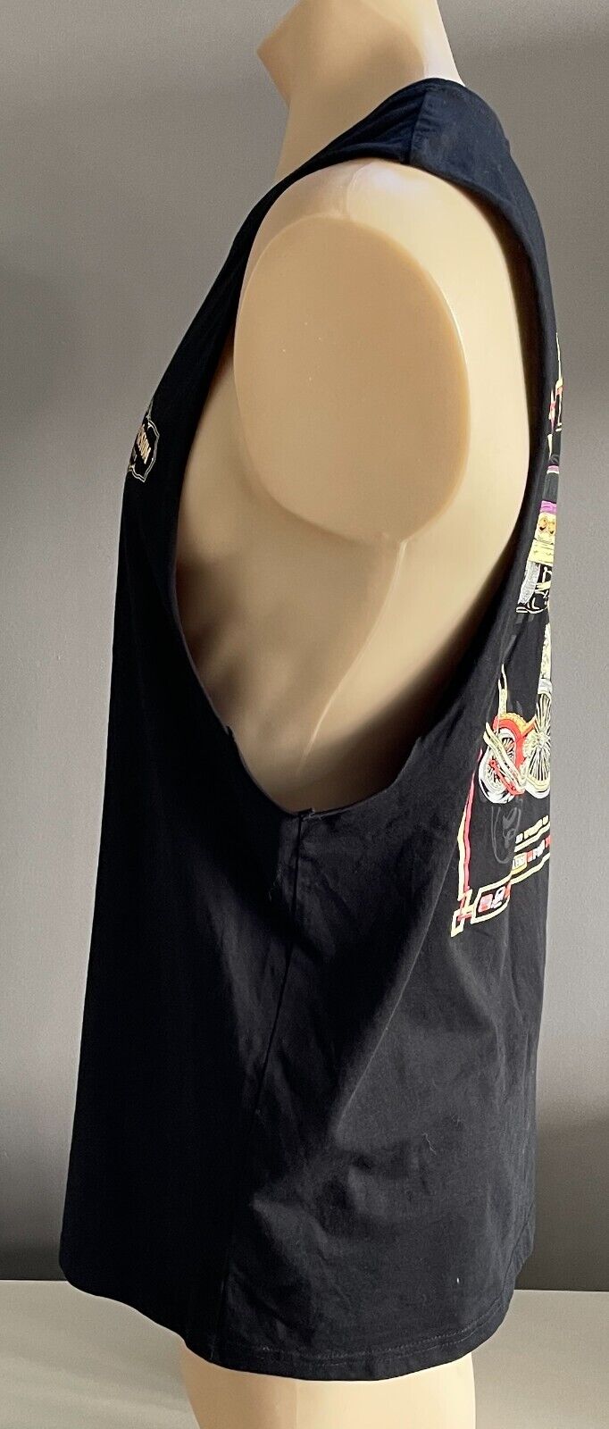 2017 HOTROD & CUSTOM AUTO EXPO Sydney Muscle Tee Tank Top Sleeveless Size L NOS