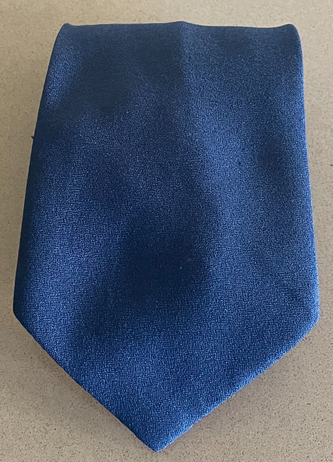 Mens LIDO NeckTie Blue Polyester Crease Resistant Vintage Neck Tie