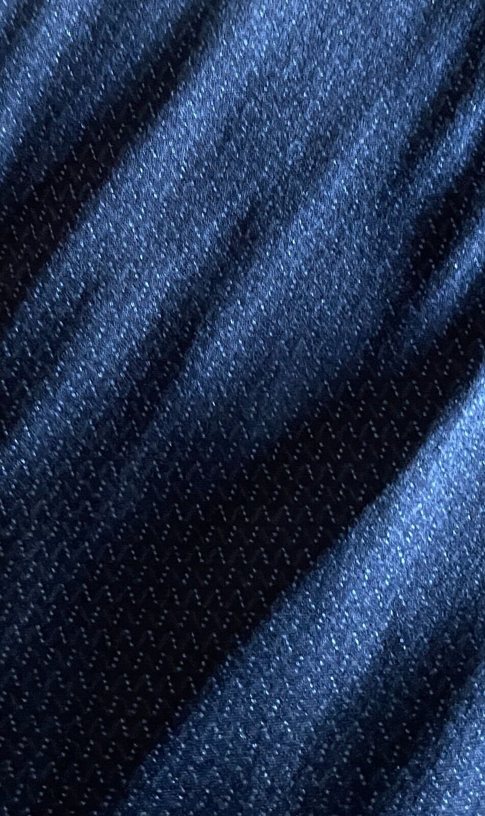 Mens NeckTie CARLO COLUMBO (Tie Rack) Navy & Blue Silk Italian Made Neck Tie