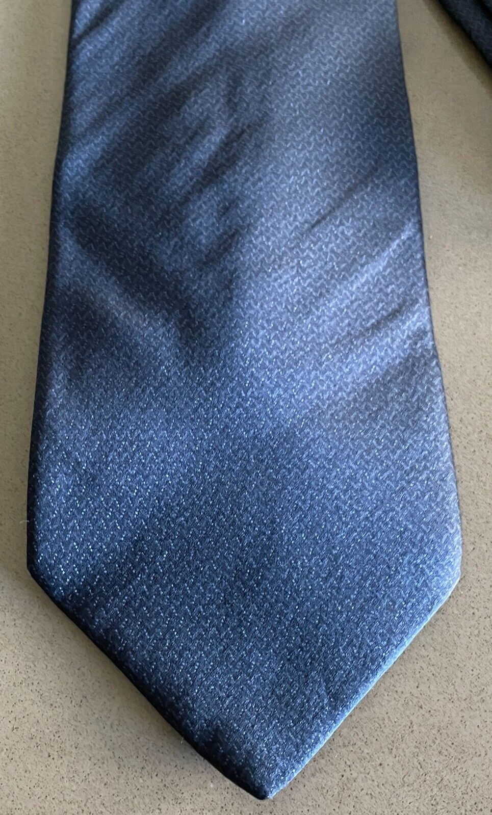 Mens NeckTie CARLO COLUMBO (Tie Rack) Navy & Blue Silk Italian Made Neck Tie