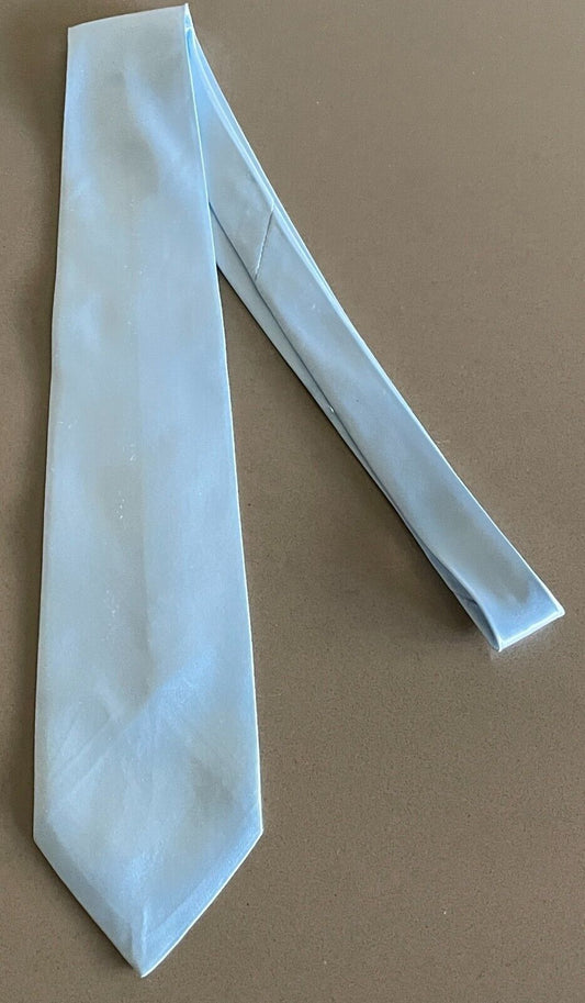 Mens NeckTie ASCOT AUSTRALIA Pale Blue Vintage Neck Tie