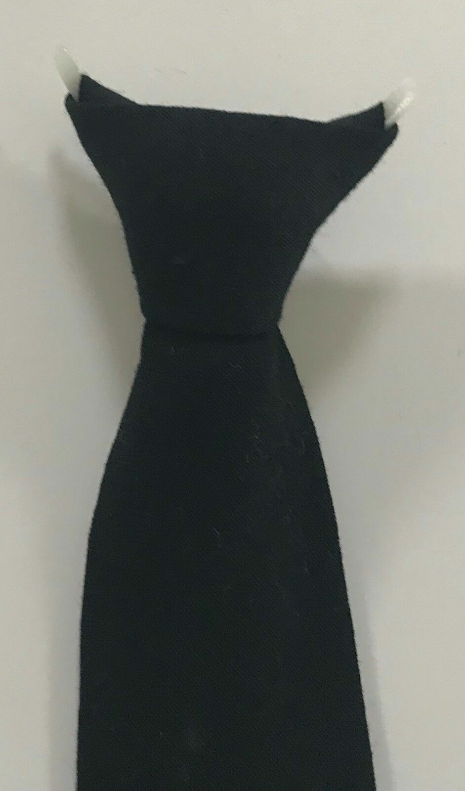 LIDO LOOK NeckTie Wool Black Pre-Tied Clip On Wedding Formal Australia Vintage