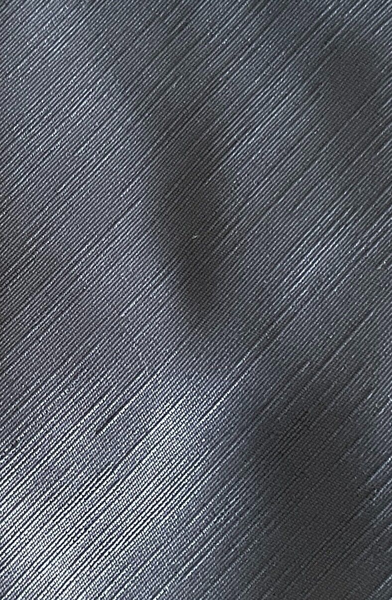 Mens Vintage Necktie DOM CARIOLLE Thin Tie Grey Polyester Australian Made