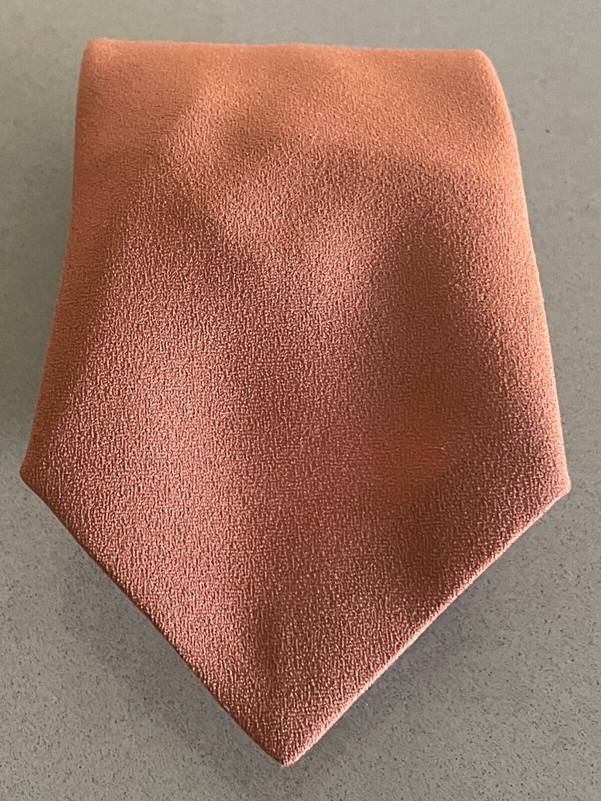 Mens Vintage NeckTie EMBASSY Tan Brown Polyester Neck Tie